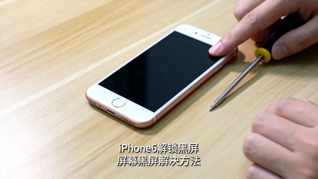 iphone6解锁是黑屏怎么回事，iphone6屏幕黑屏怎么办