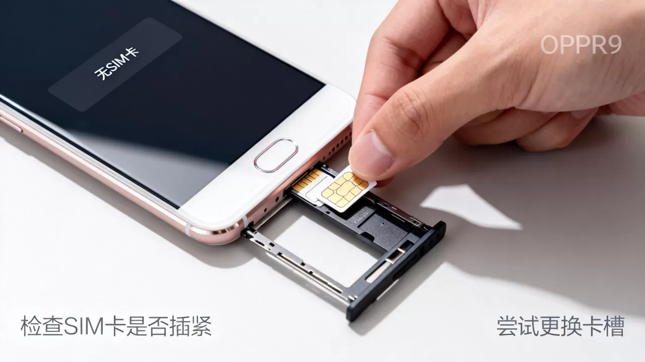 OPPOR9为什么读不出卡，手机卡识别不了怎么办