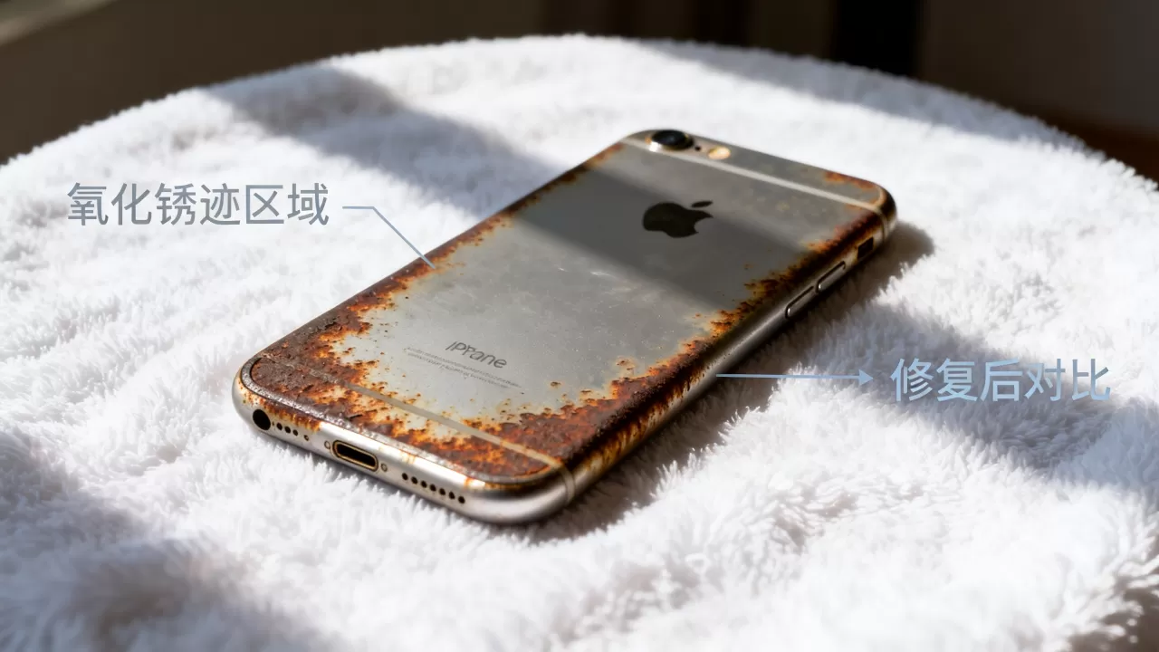 iphone6s后盖氧化怎么办，苹果6s手机后盖氧化生锈修复