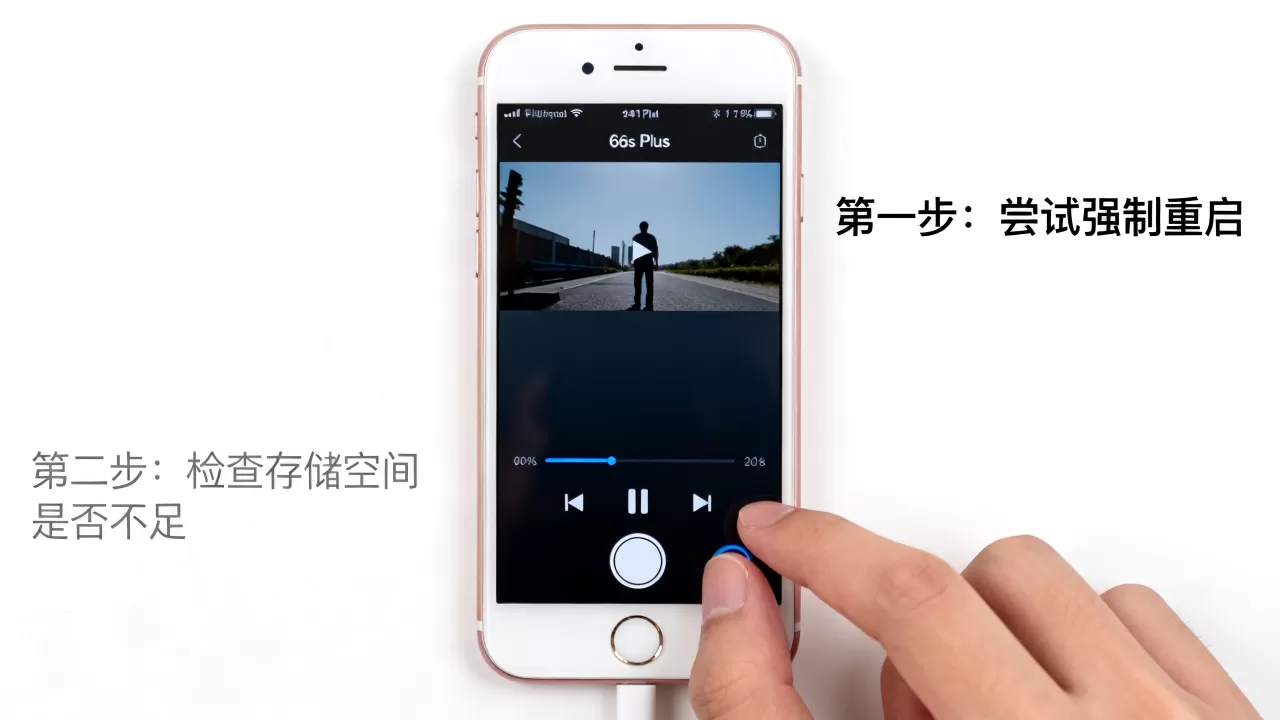 iphone6s plus视频死机怎么办，苹果手机播放视频卡死解决方法