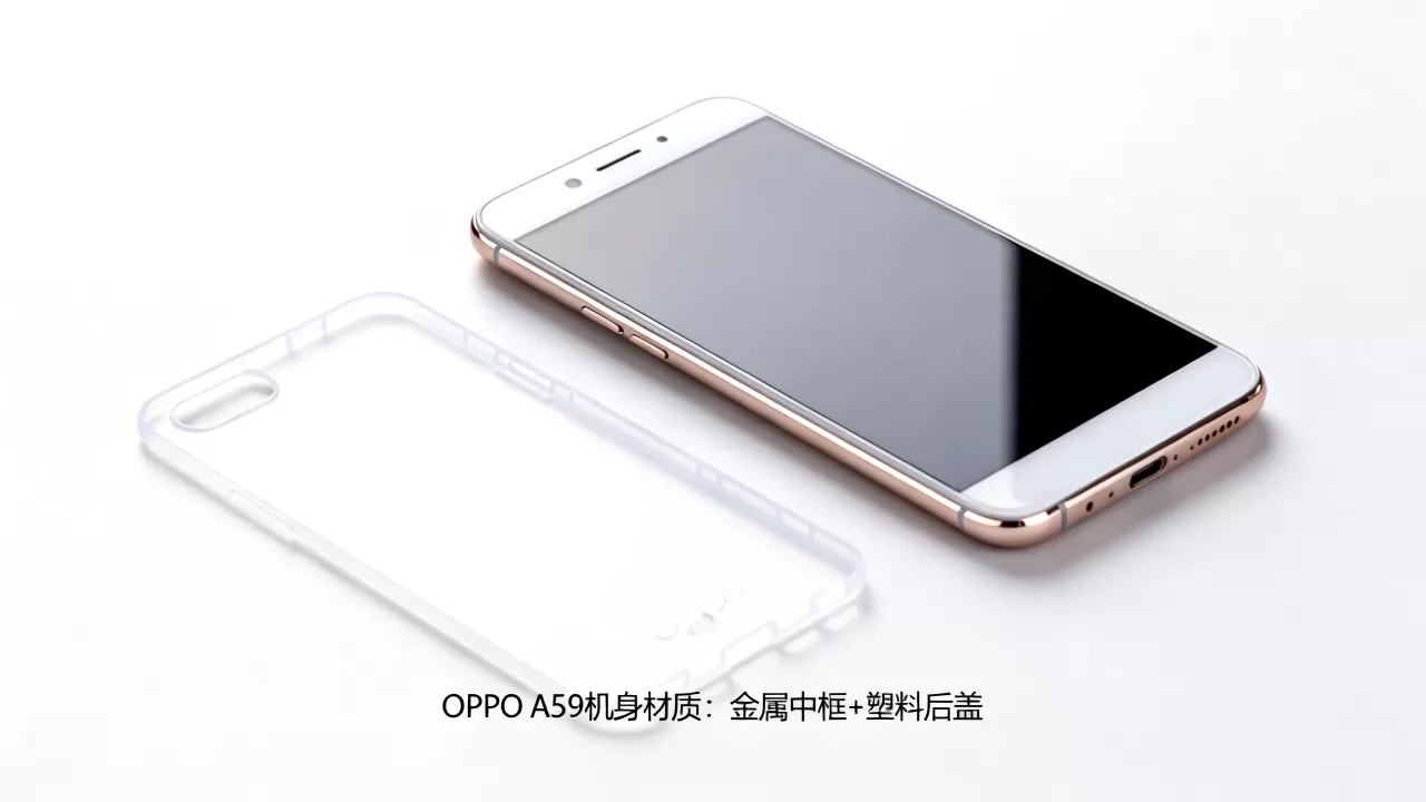OPPO A59机身用什么材质，OPPO A59后盖是塑料还是玻璃
