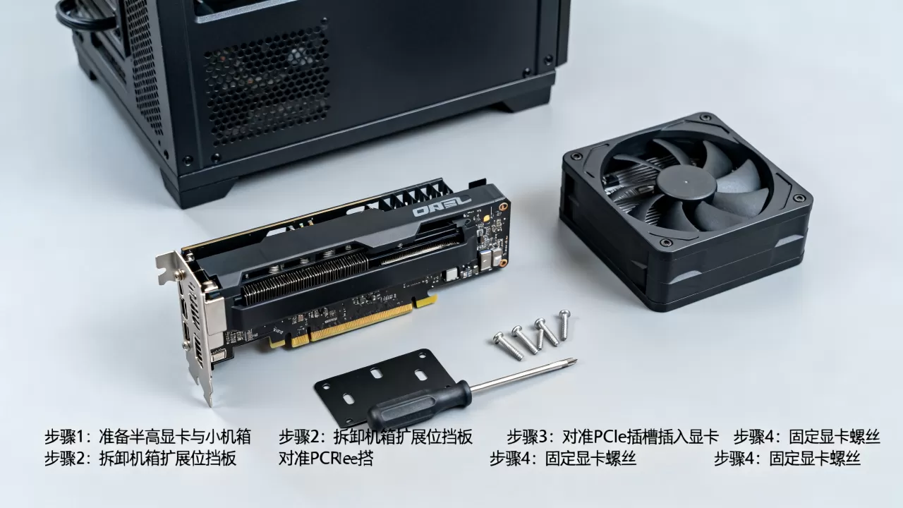半高显卡安装小机箱，半高显卡怎么装进小机箱