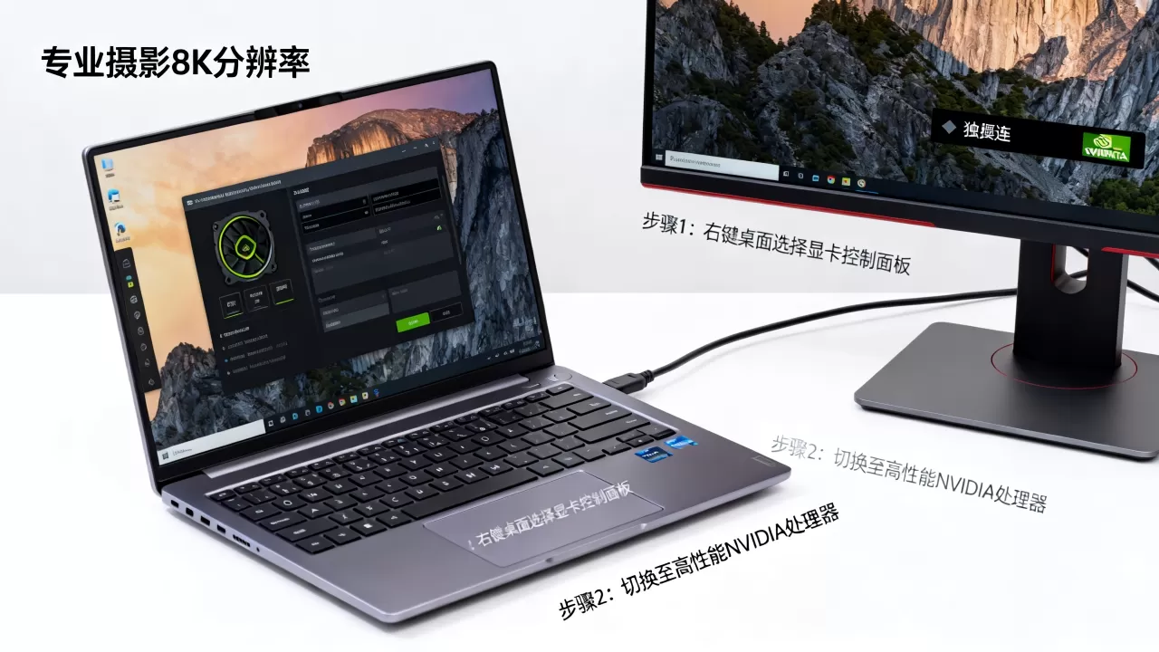 笔记本怎么切换单显卡，笔记本独显直连