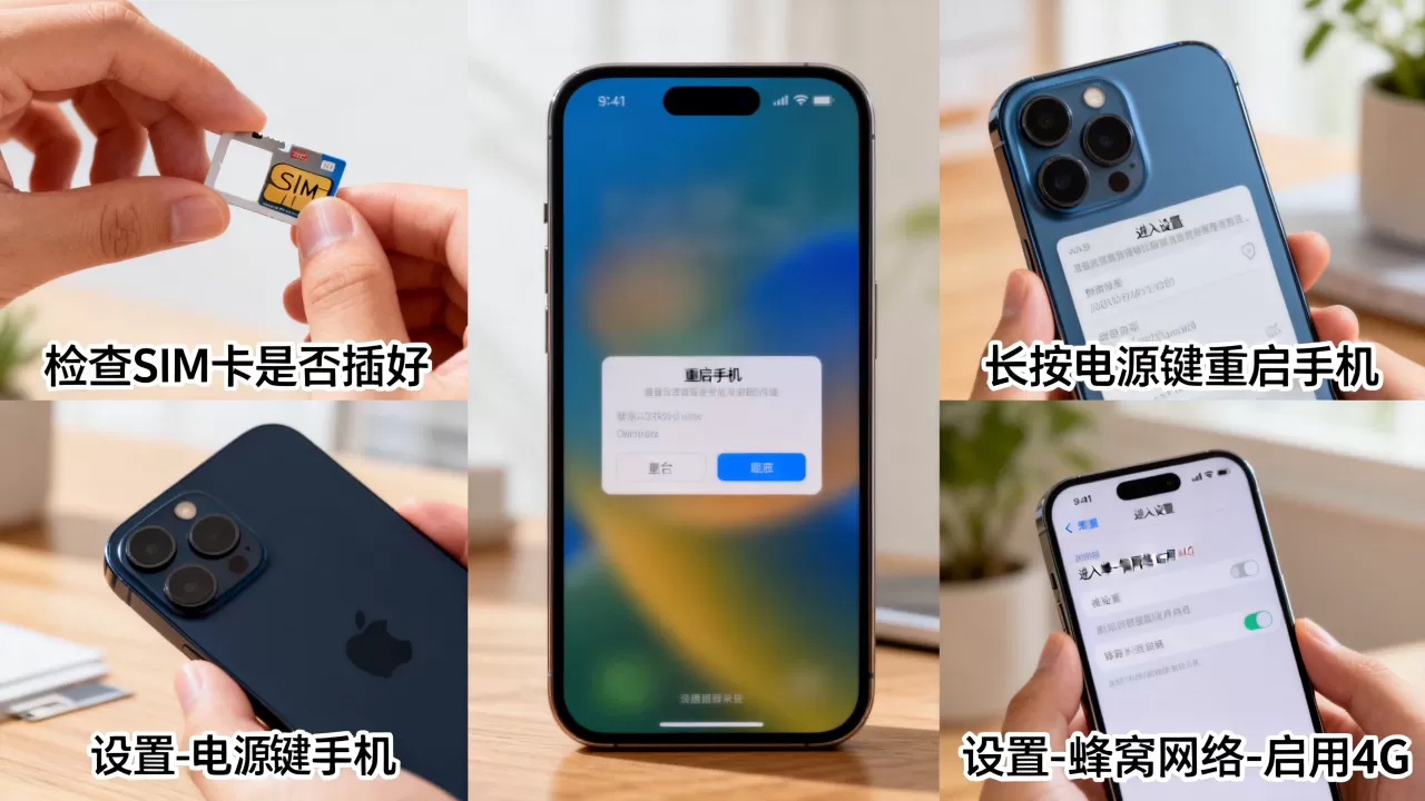 iphone没有4g信号怎么回事，iphone无4g信号解决方法