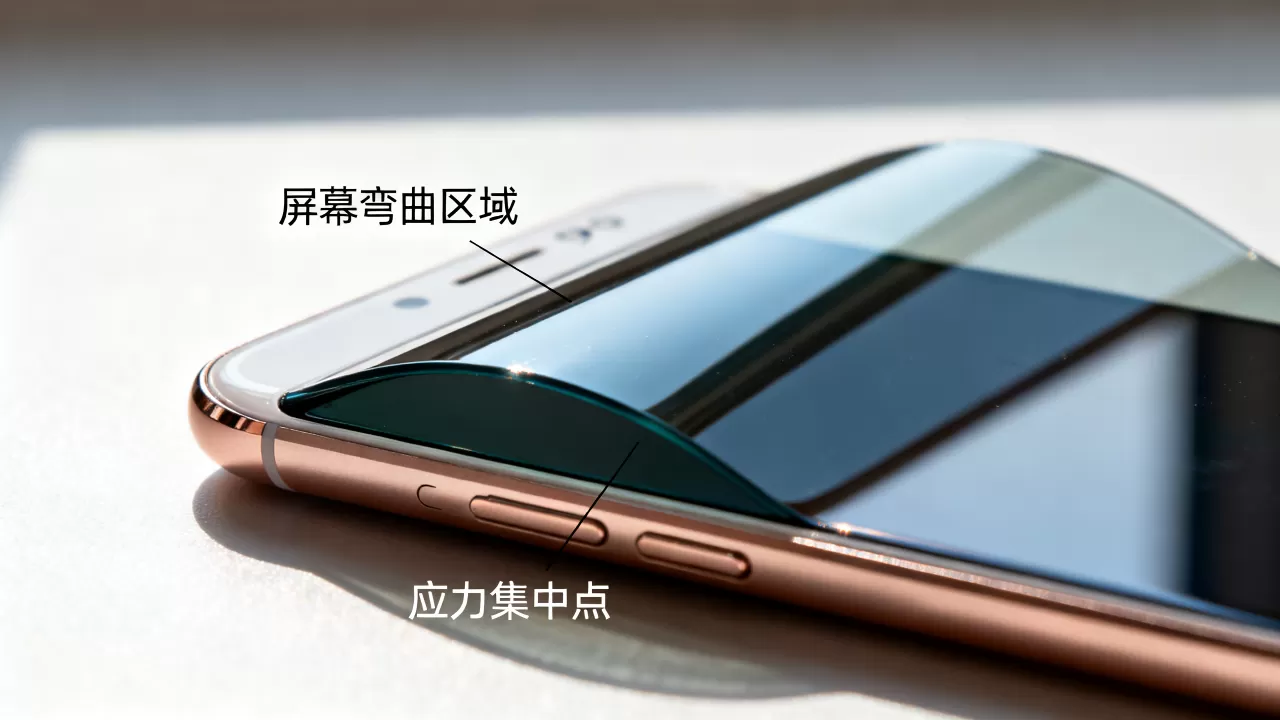 为什么oppor9s是弯的，OPPO R9s屏幕弯曲原因