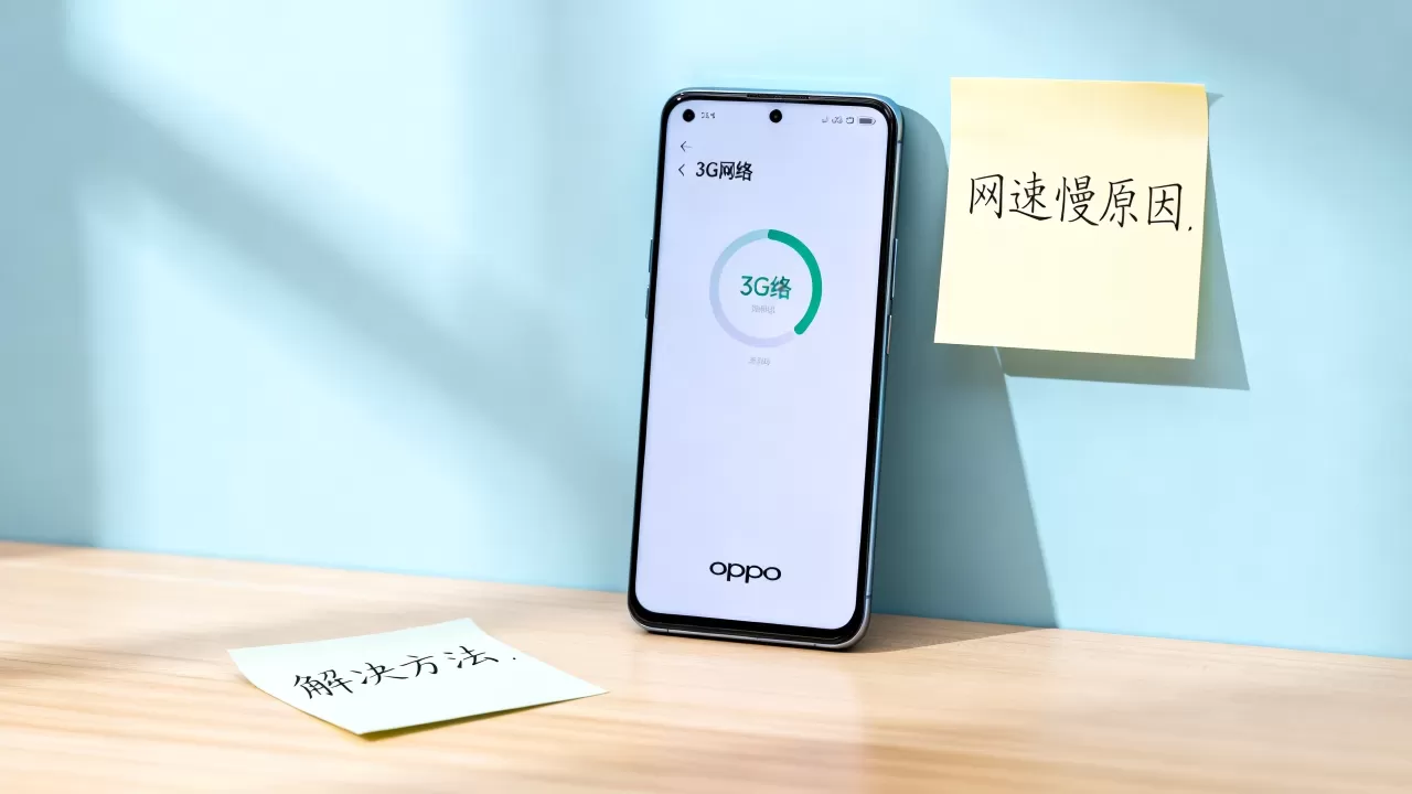 oppo手机为什么是3g网，oppo手机网速慢怎么办