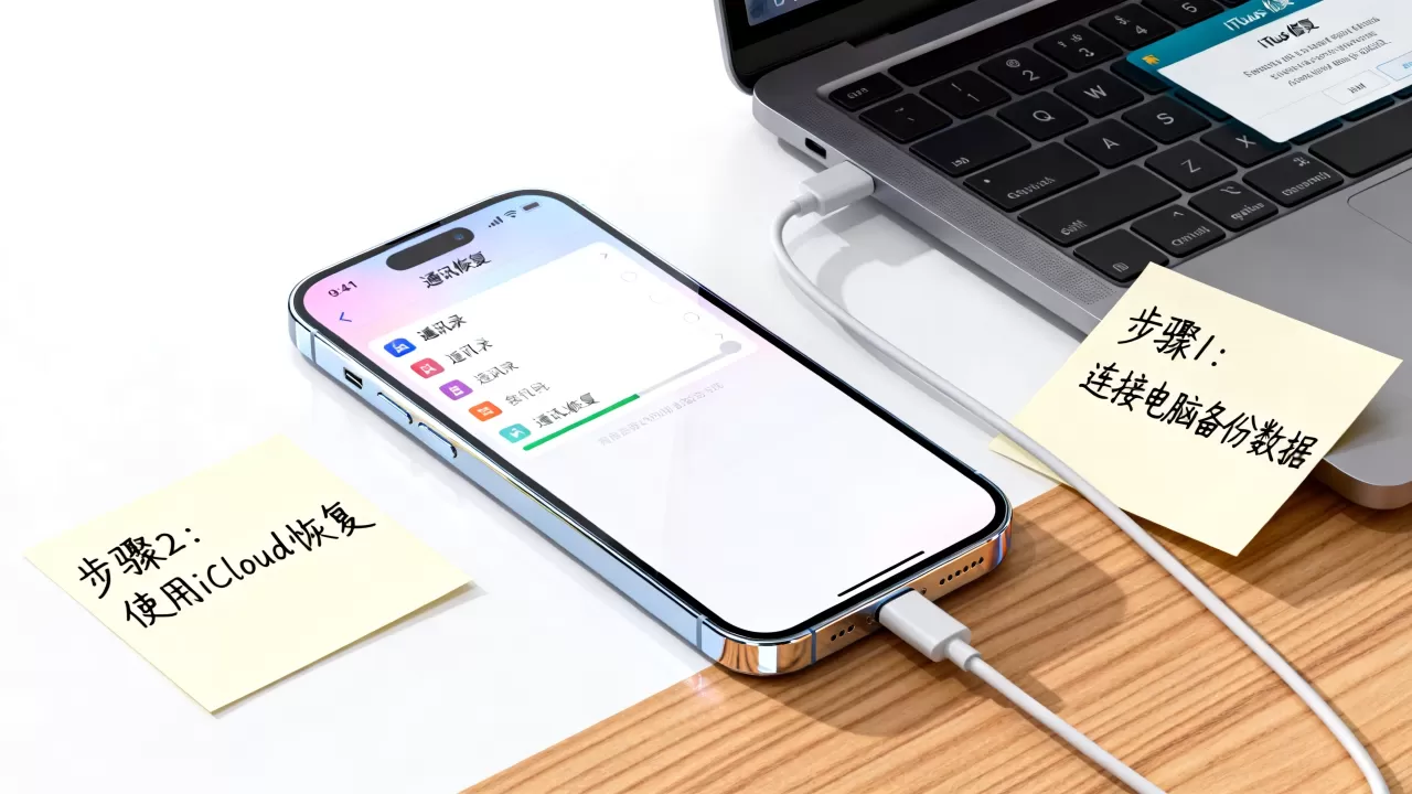 iphone电话通讯录没了怎么办，苹果手机通讯录数据恢复方法