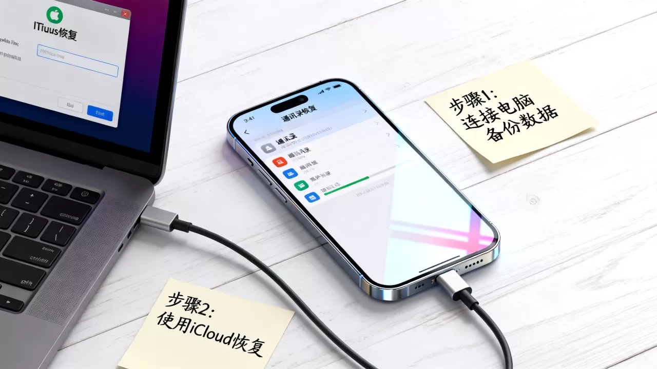 iphone电话通讯录没了怎么办，苹果手机通讯录数据恢复方法