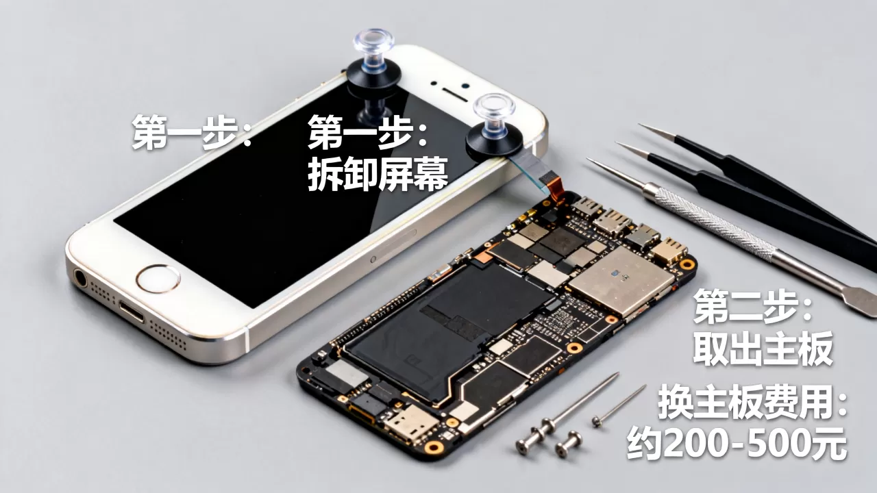 iphone 5s主板坏了怎么换？换主板多少钱