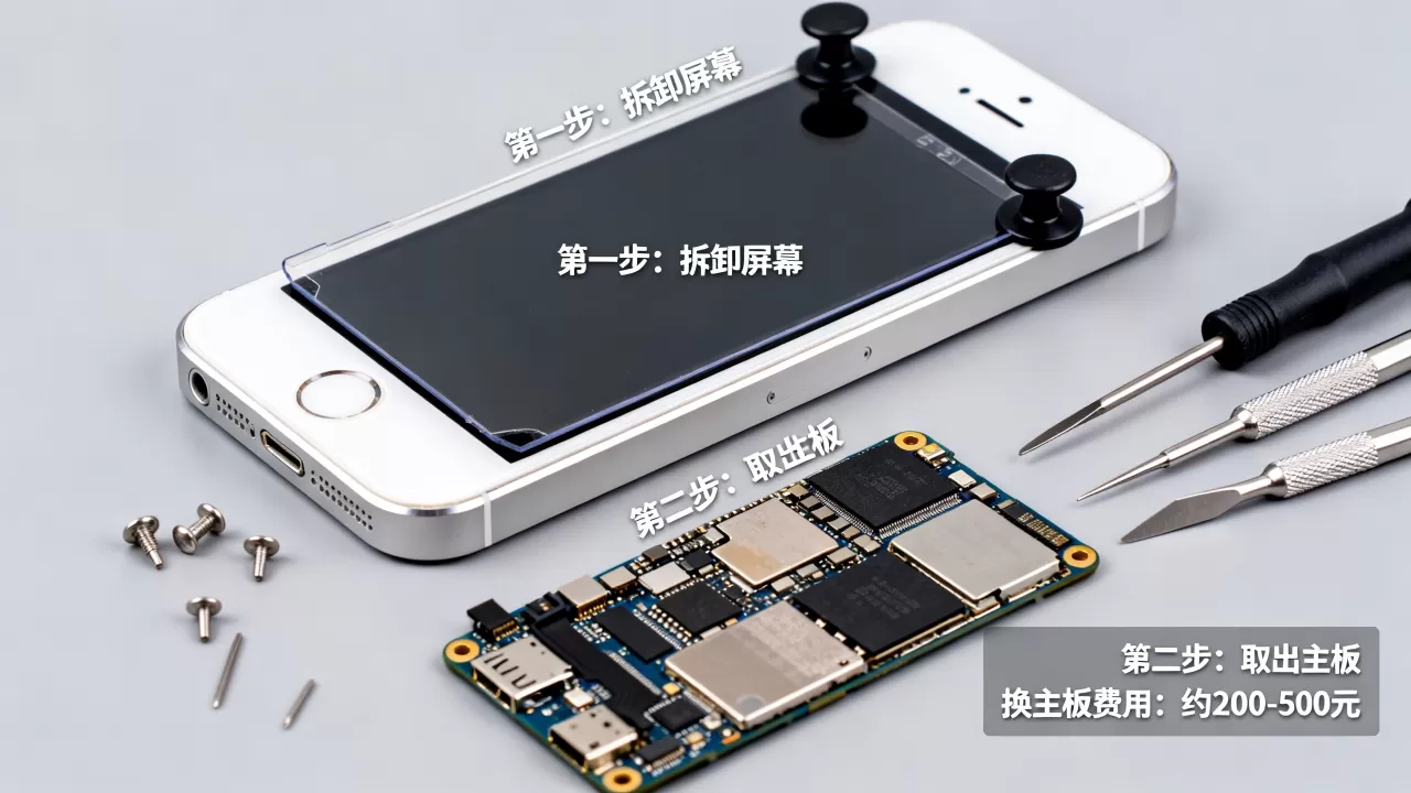 iphone 5s主板坏了怎么换？换主板多少钱