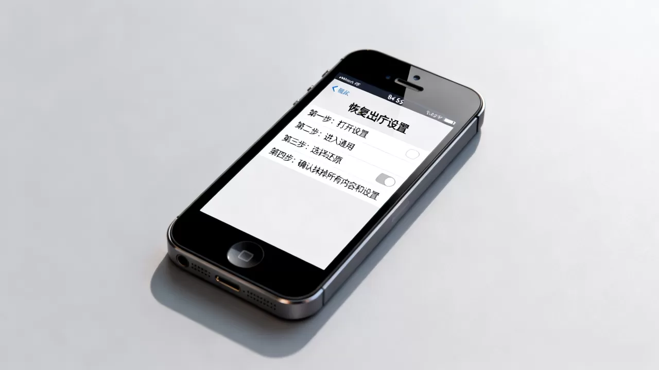 5s怎么重置iphone，iphone5s恢复出厂设置教程