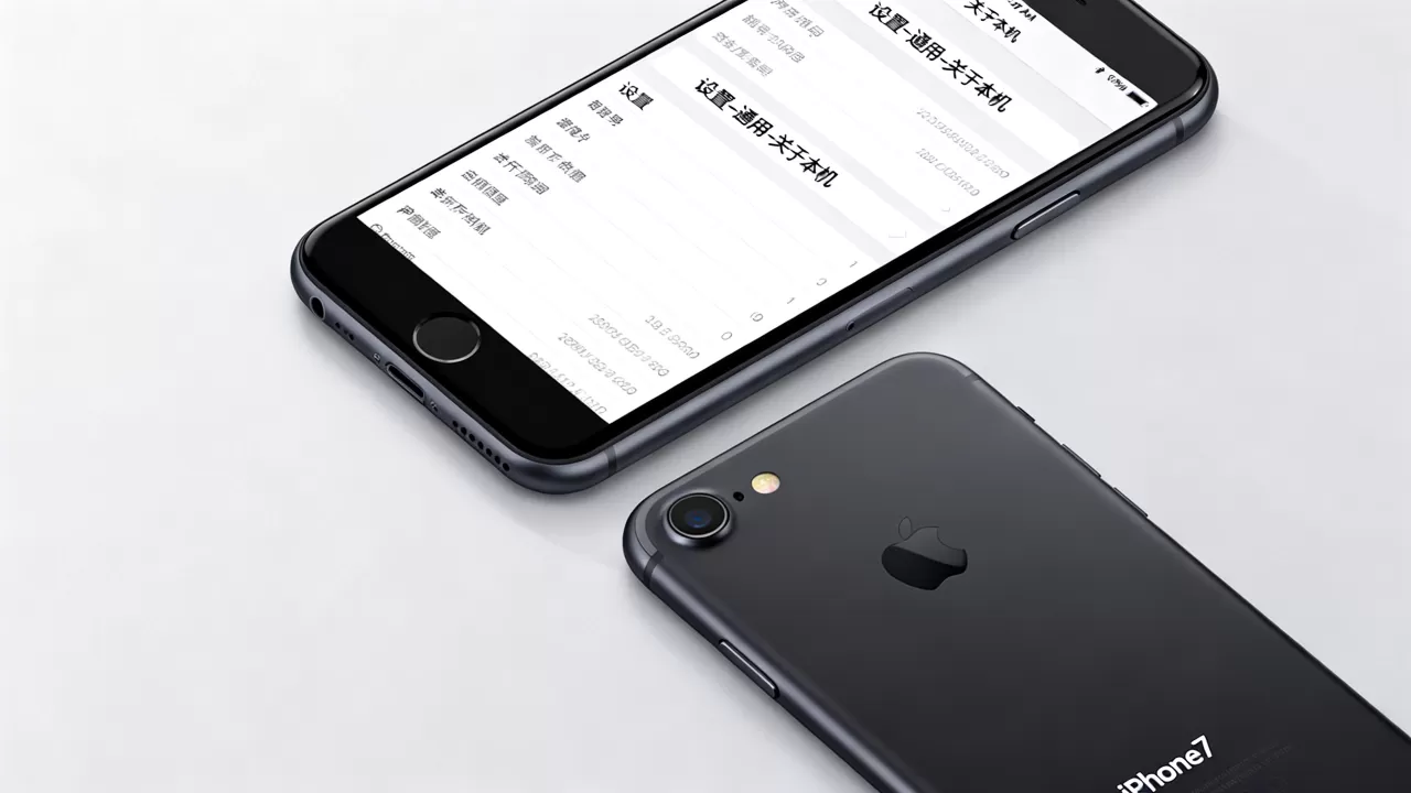 怎么确认iphone7，iphone7怎么查看型号