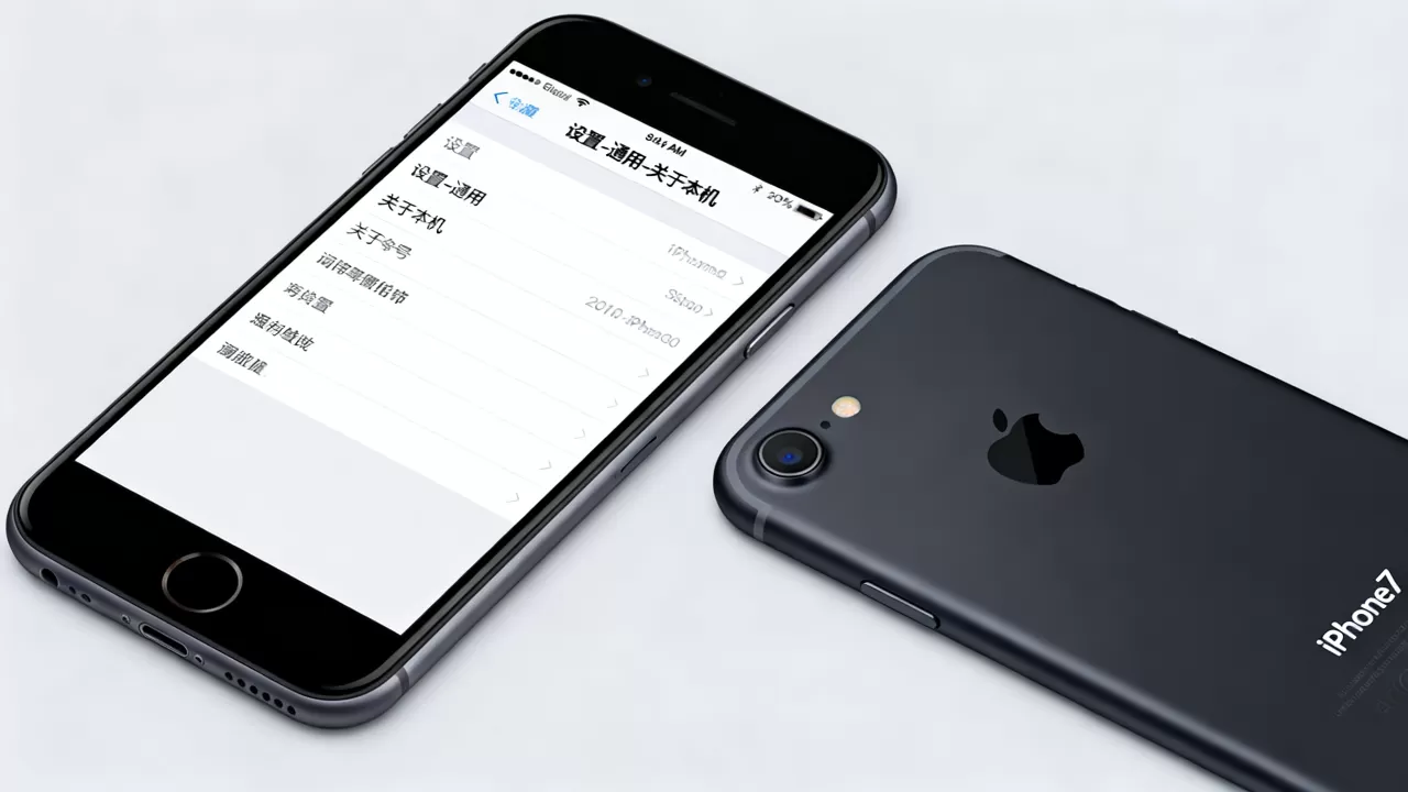 怎么确认iphone7，iphone7怎么查看型号