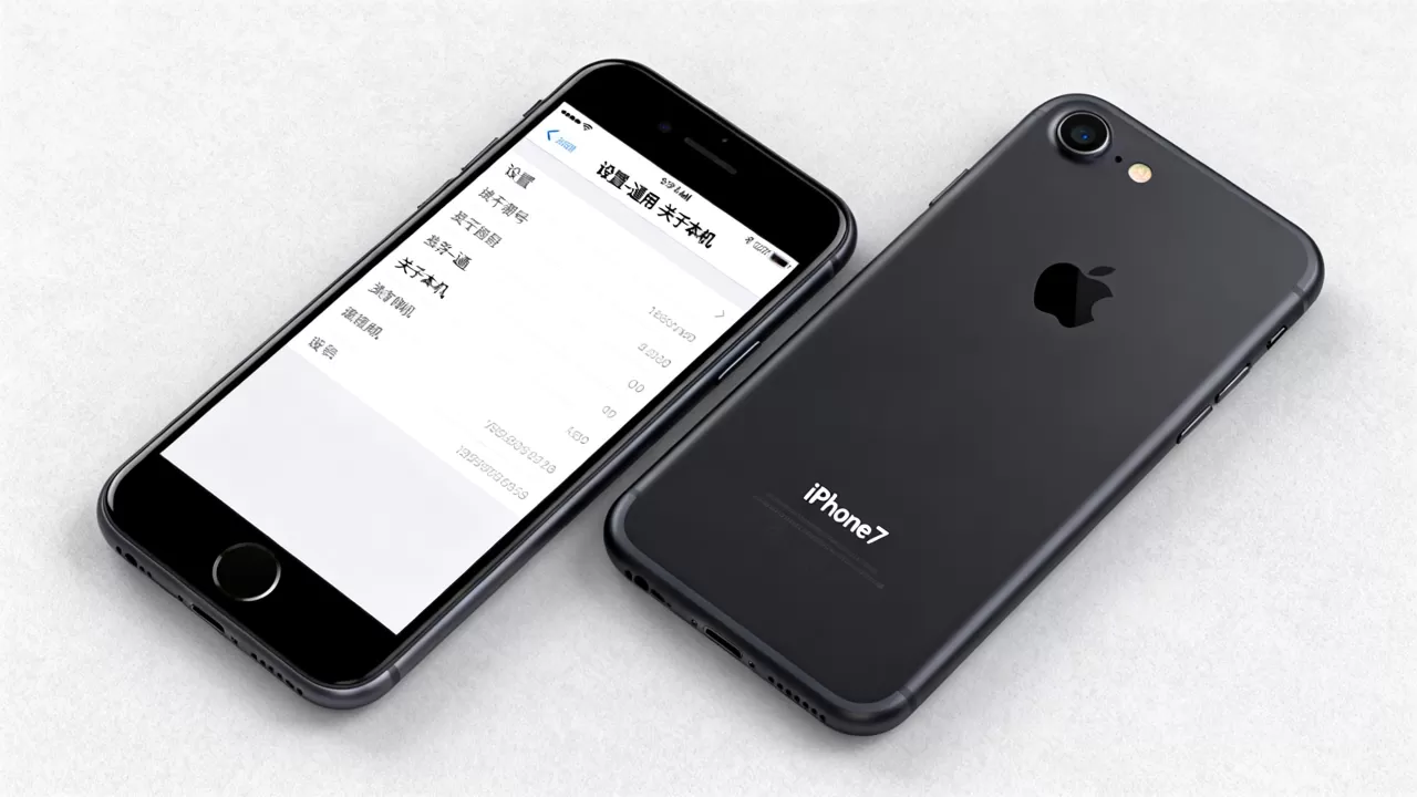 怎么确认iphone7，iphone7怎么查看型号