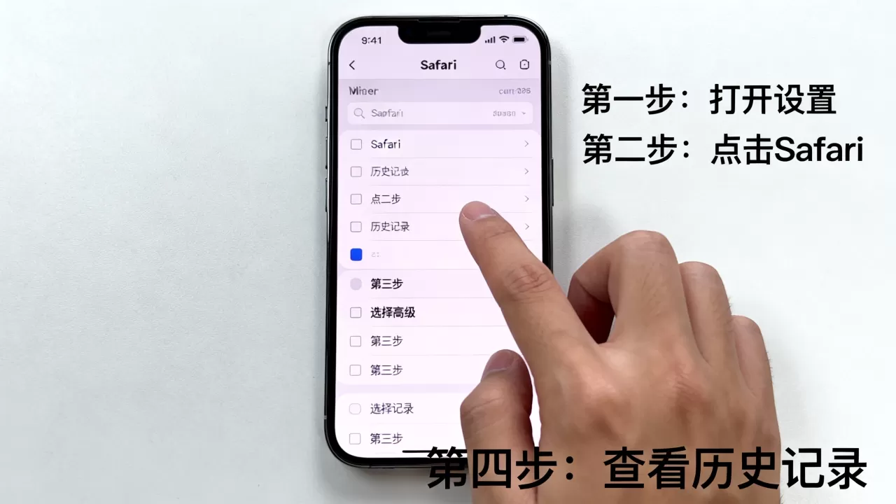 怎么看iphone浏览记录，iPhone手机怎么查看浏览器历史记录
