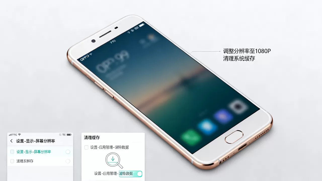 OPPOR9锁屏为什么模糊，OPPO R9手机锁屏画面模糊不清怎么解决