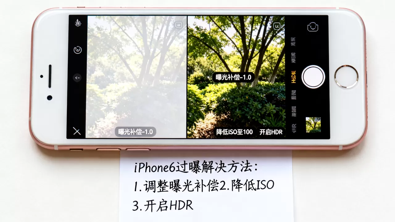 手机曝光怎么弄iphone6，iPhone6拍照过曝解决方法