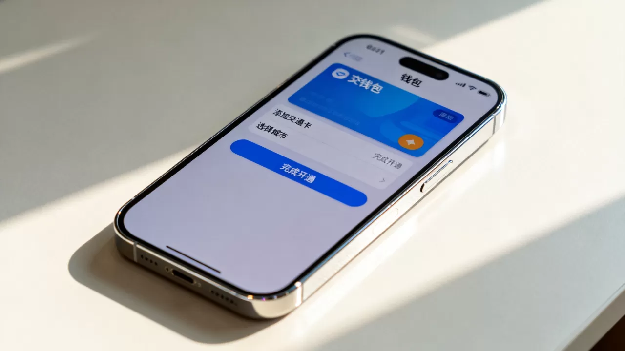 iphone怎么当公交卡，苹果手机开通交通卡