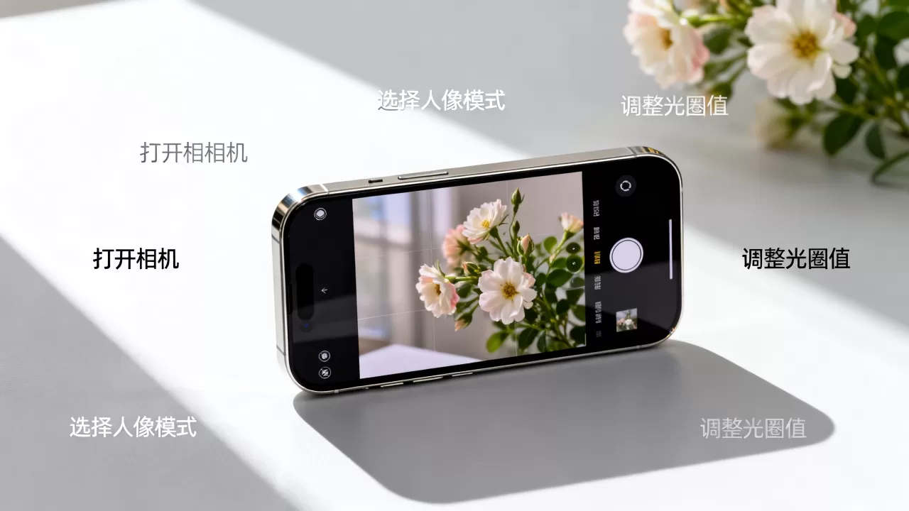 iphone虚化怎么拍，iphone手机拍照虚化效果设置教程
