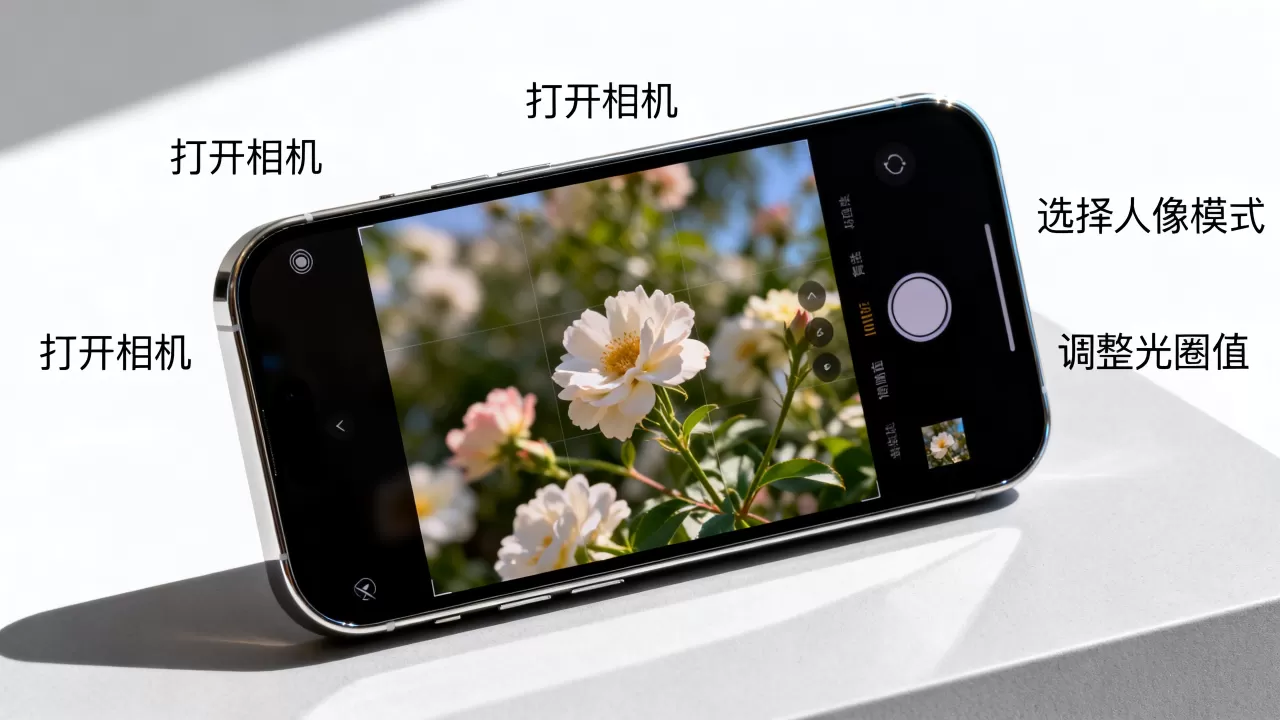 iphone虚化怎么拍，iphone手机拍照虚化效果设置教程