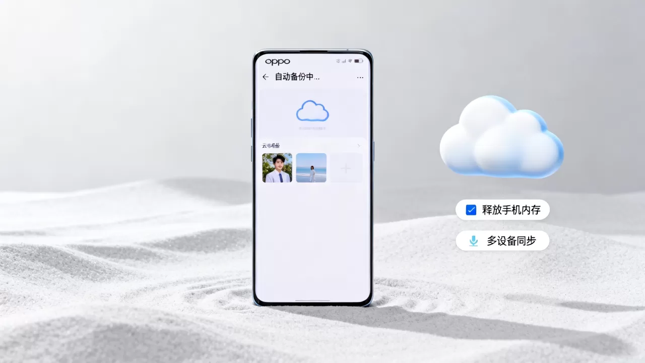 oppo手机上传到云相册有什么好处，云相册自动备份照片