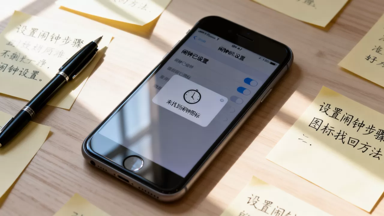 iphone7闹钟图标怎么设置？iphone7闹钟图标不见了