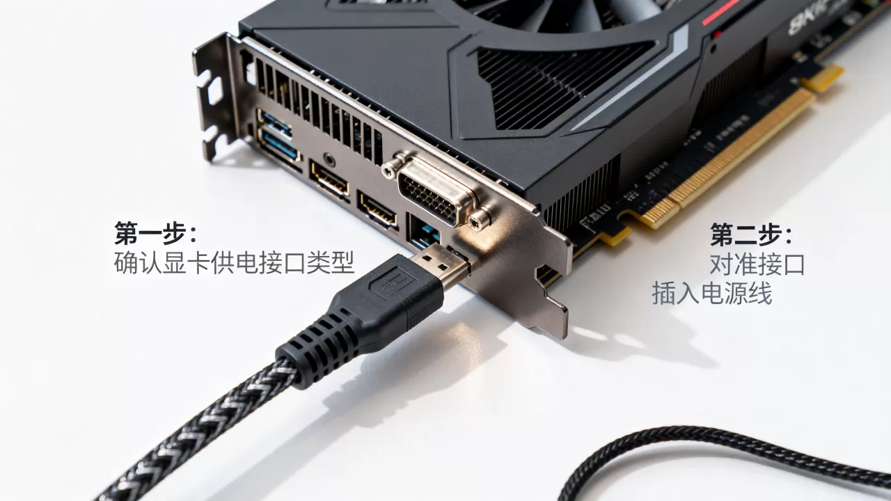 显卡电源线怎么安装图解，显卡供电线插错会坏吗