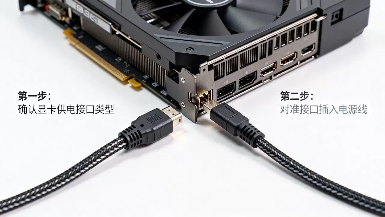 显卡电源线怎么安装图解，显卡供电线插错会坏吗