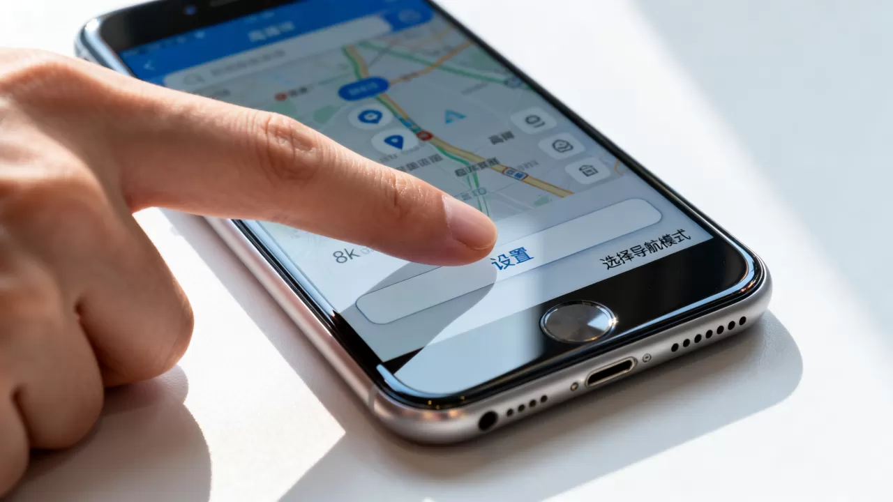 iphone7plus怎么导航，苹果手机高德地图怎么设置