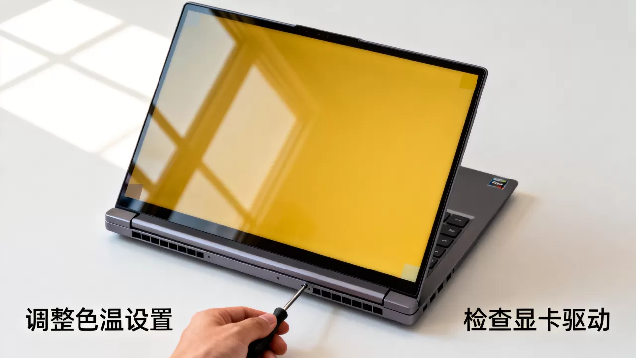笔记本显卡屏幕发黄怎么办，笔记本屏幕发黄怎么解决