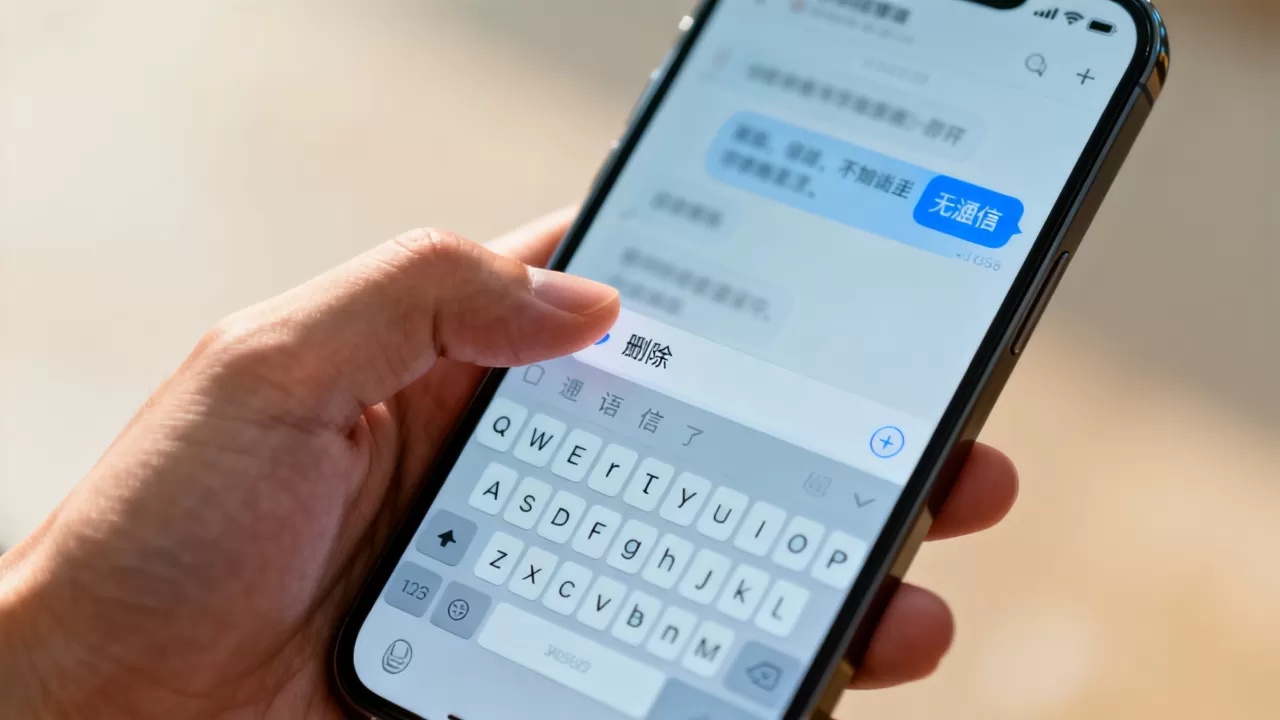 iphone怎么删短信内容，iphone删除短信记录