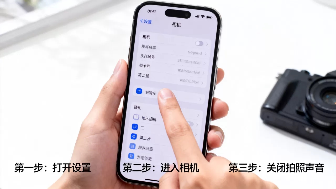 iphone怎么关拍照声音怎么办，iphone关闭拍照声音教程