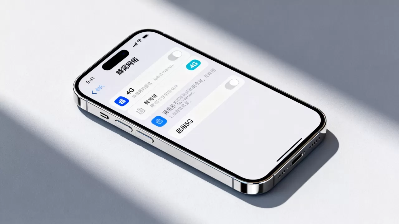 iphone一直2g怎么设置，iphone4g网络设置
