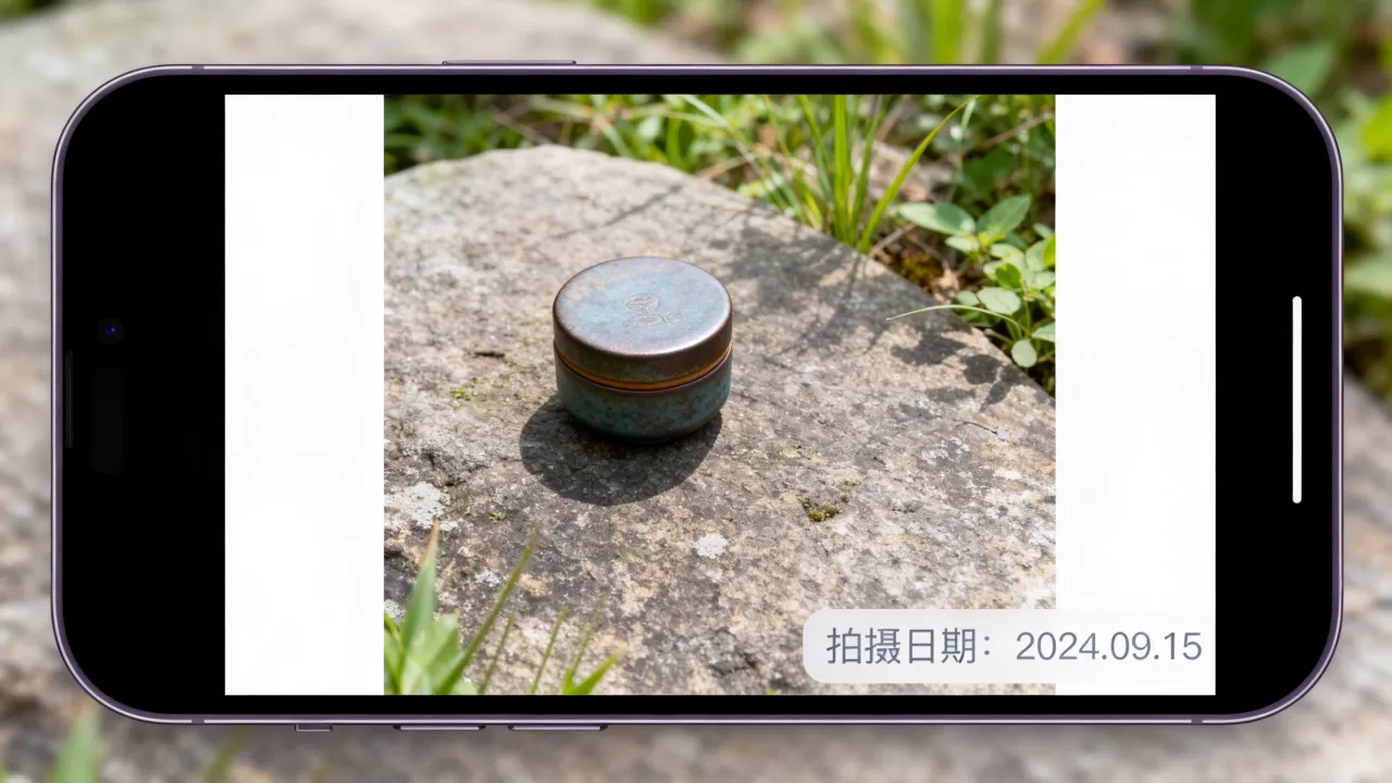 iphone图片怎么标注，iphone照片添加文字水印