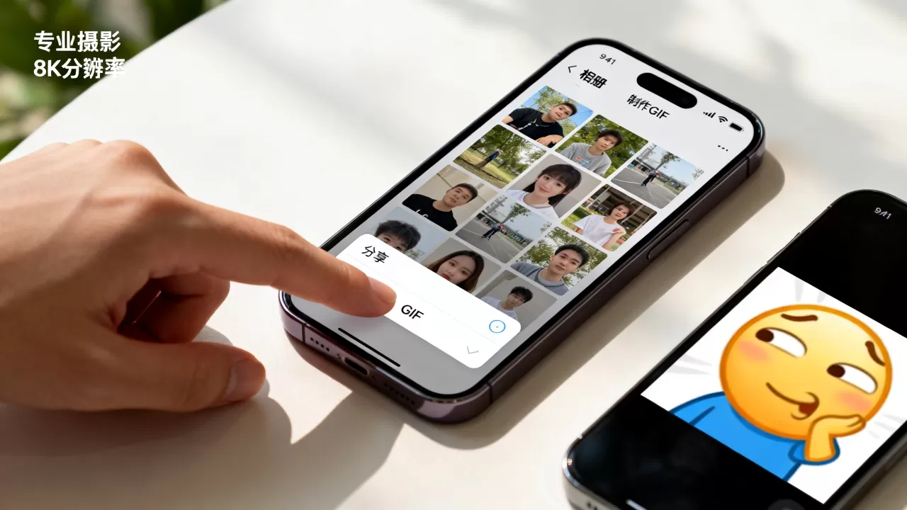 iPhone手机怎么制作gif动态图片？苹果手机自制gif动图教程