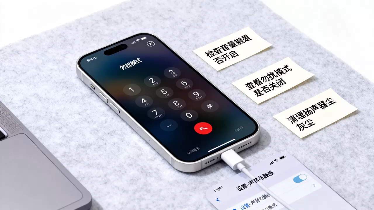 iphone来电没有声音是怎么回事，iphone来电无声解决办法