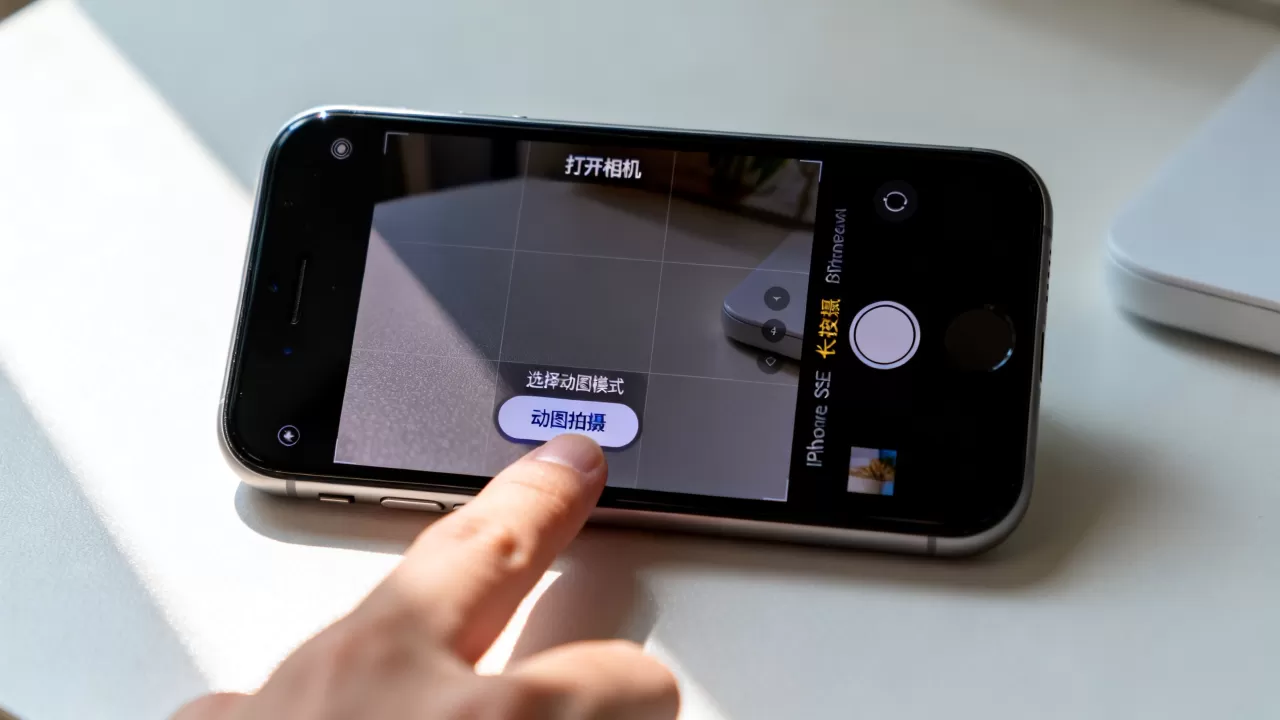 iphonese怎么拍动图，苹果iphonese拍摄动图方法