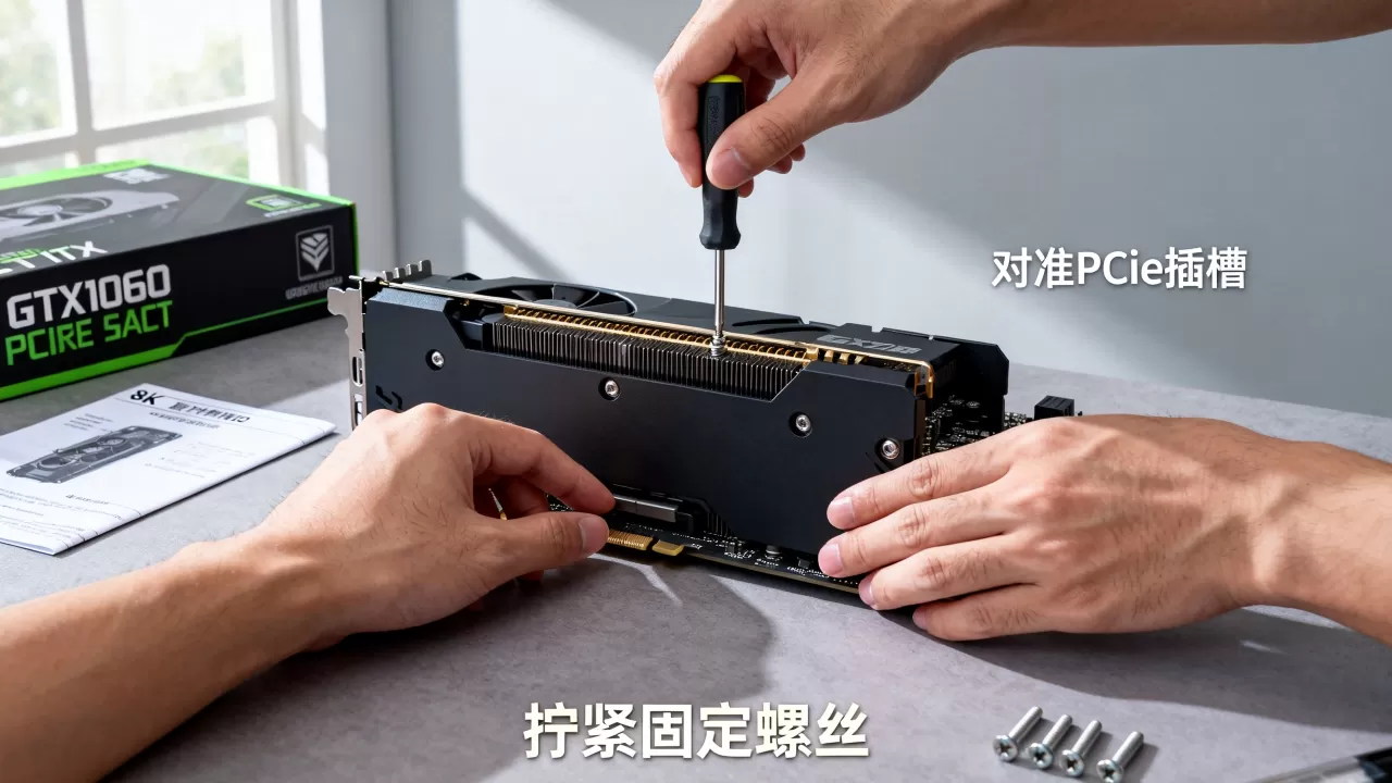 gtx1060显卡安装视频，gtx1060显卡怎么安装
