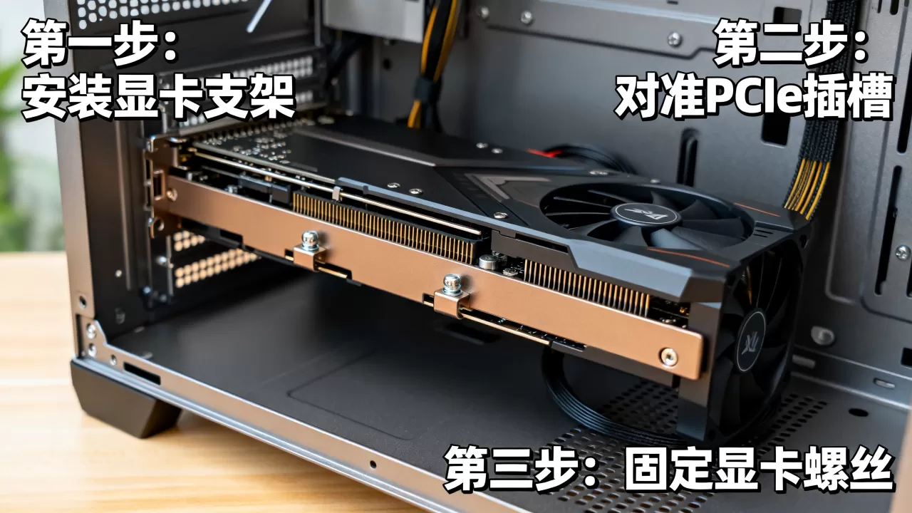 显卡横放的小机箱怎么装？显卡横放安装教程