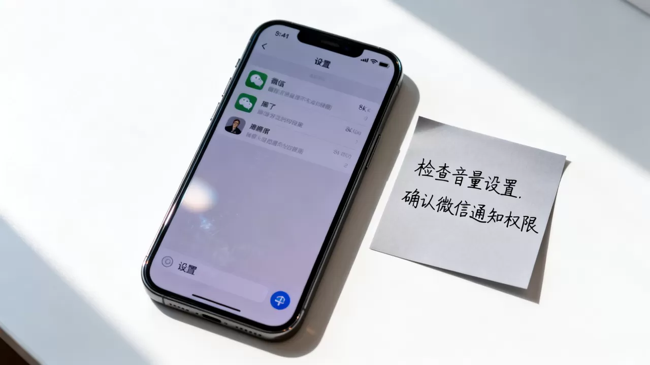 iPhone微信没声音怎么回事，微信消息通知无声音