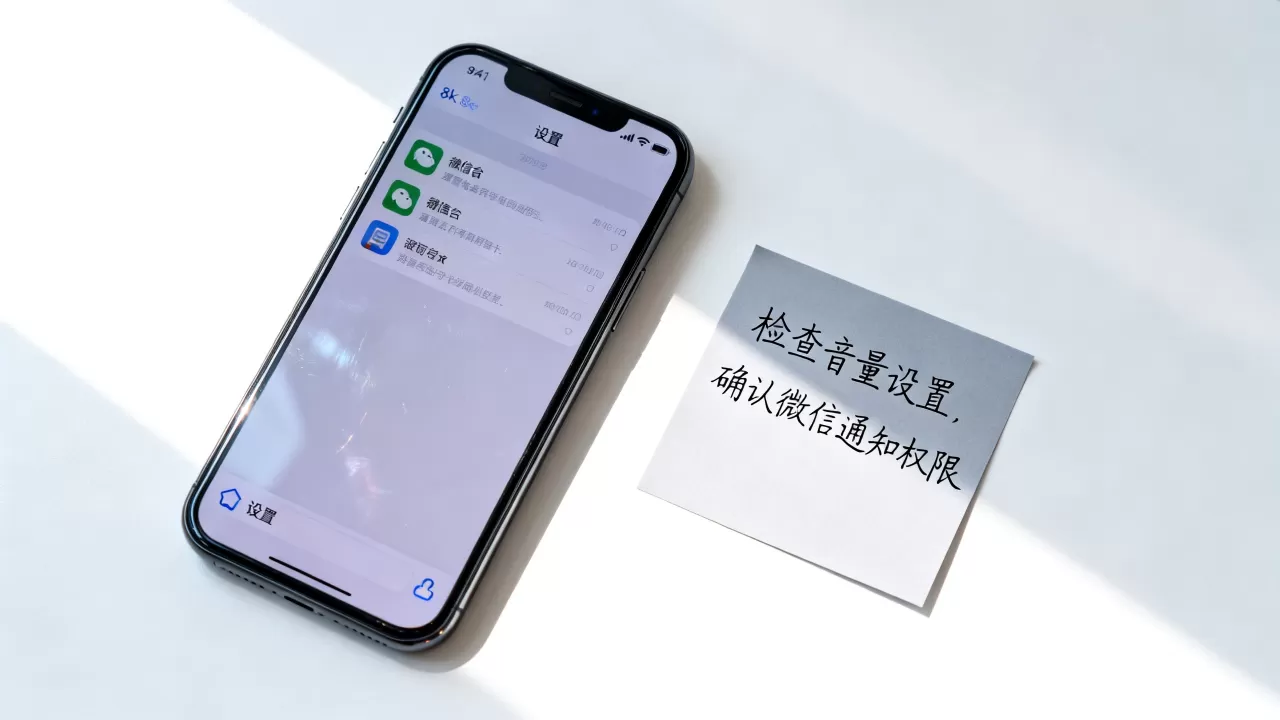 iPhone微信没声音怎么回事，微信消息通知无声音