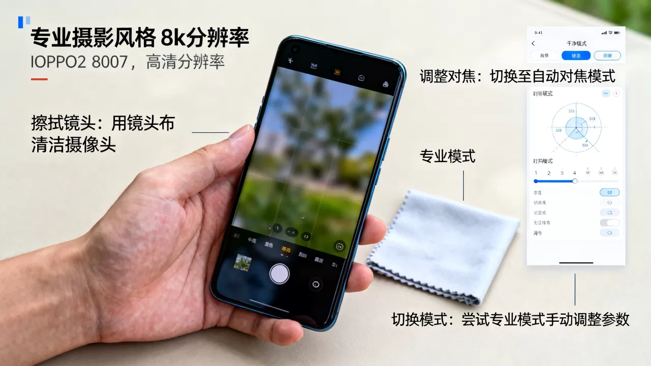 OPPO2 8007相机模糊为什么，手机拍照画面模糊解决方法