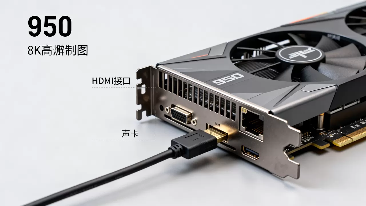 950显卡用hdmi要声卡吗？950显卡hdmi有声音吗