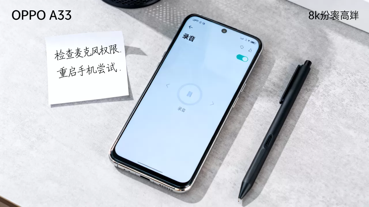 OPPO A33录音为什么不行，OPPO A33手机录音功能故障解决方法