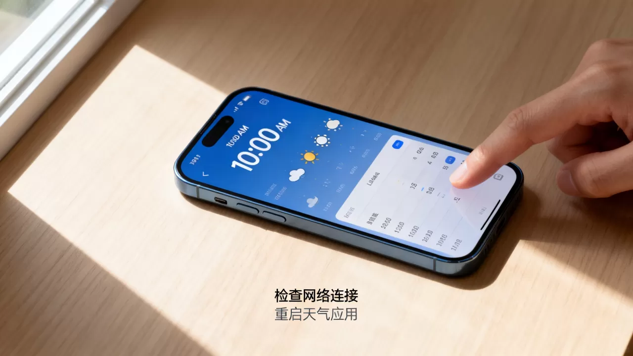 iphone手机天气不更新不了怎么办，iphone天气数据不刷新