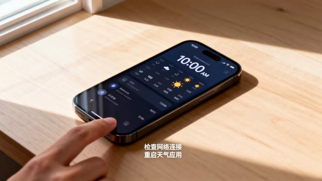 iphone手机天气不更新不了怎么办，iphone天气数据不刷新