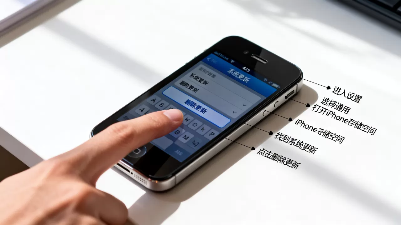 4s怎么删除iphone里的系统更新包，iPhone删除系统更新包