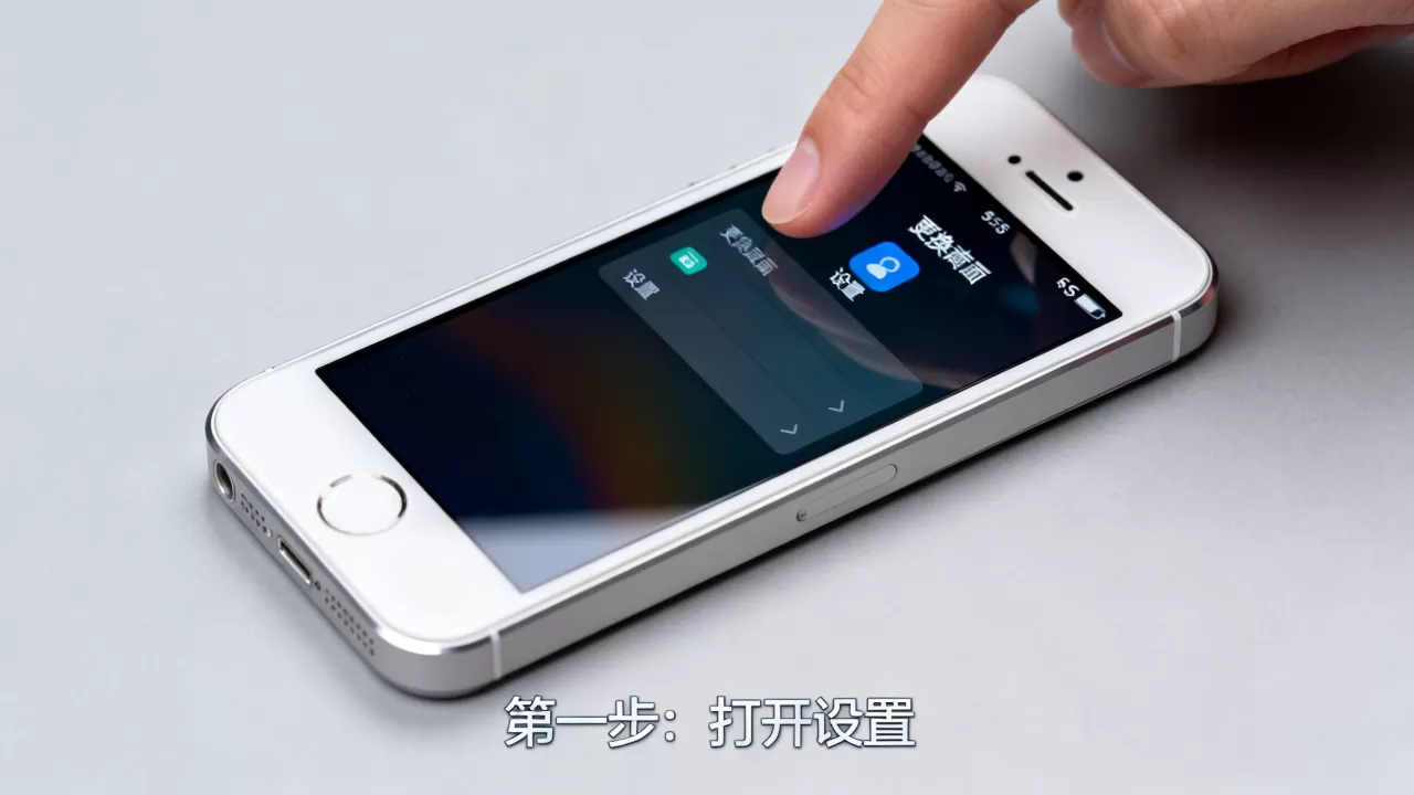 iphone5s怎么换桌面，iphone5s更换桌面背景方法