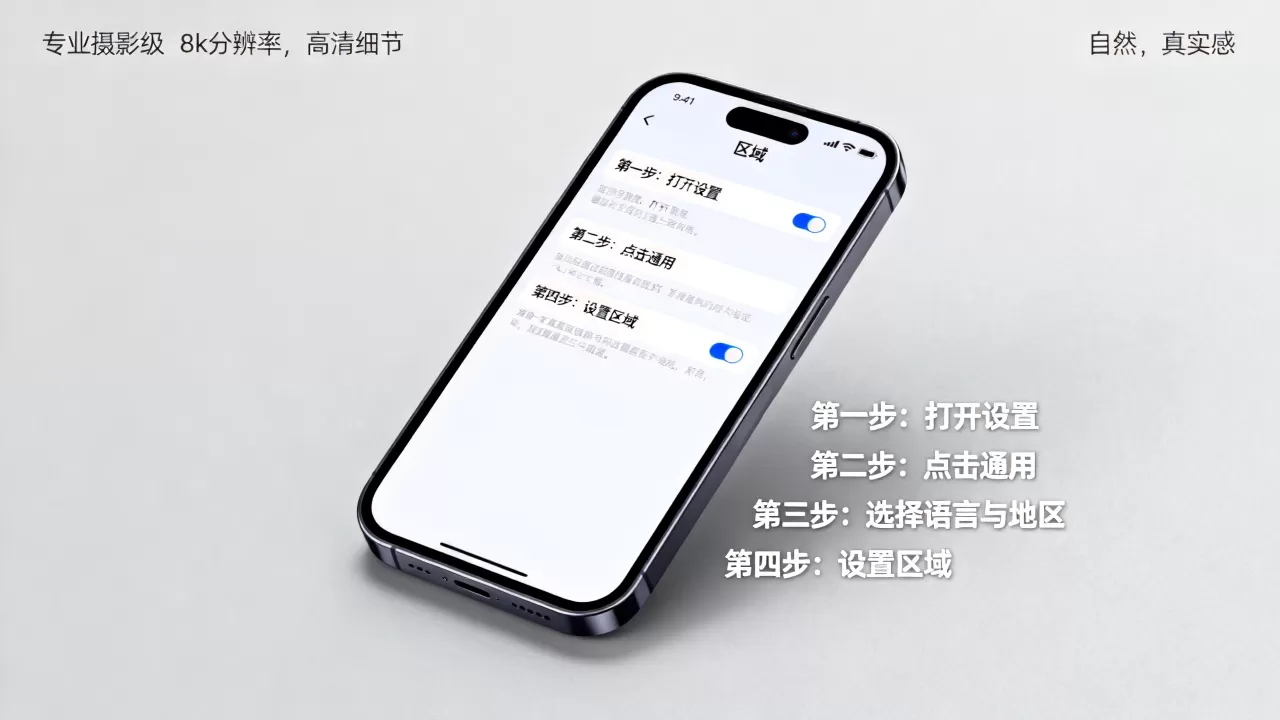 iphone怎么设置区域，iphone设置地区方法