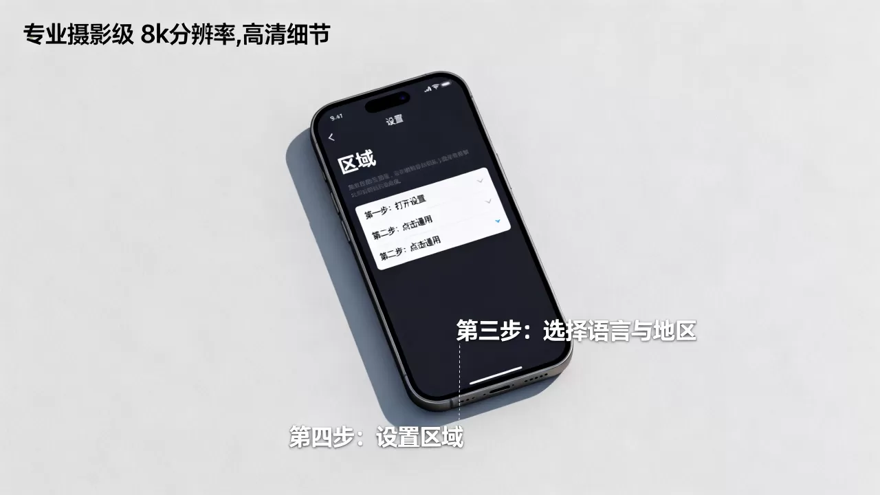 iphone怎么设置区域，iphone设置地区方法